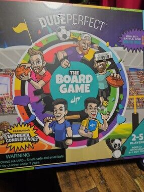 Dude Perfect Board Game Skills & Action Game All Ages 4 +. New and Sealed